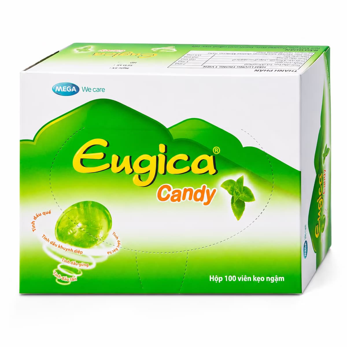 Viên Uống Mgwc Eugica Candy (Hộp 100 Viên)