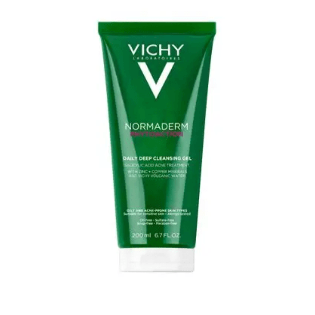 Gel Rửa Mặt Cho Da Dầu Mụn Vichy Normaderm - Phytosolution Gel Purifiant Intense