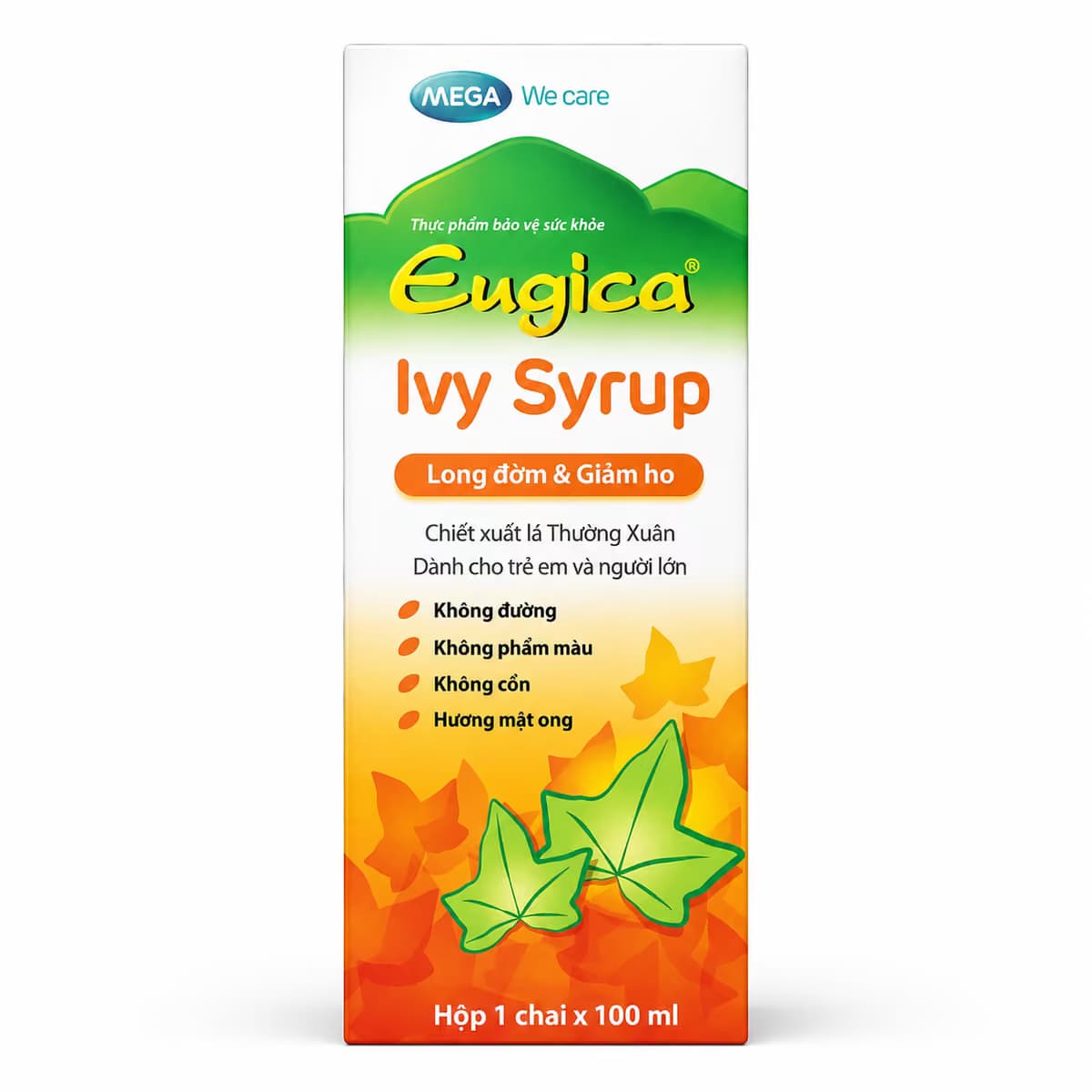 Siro MGWC Eugica Ivy Syrup Hỗ trợ giảm ho, long đờm (Chai 100ml)