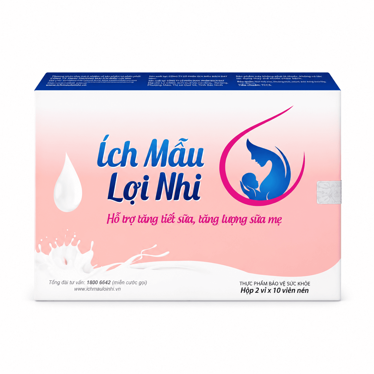 Viên Uống Fobic Ích Mẫu Lợi Nhi (2 vỉ x 10 viên)
