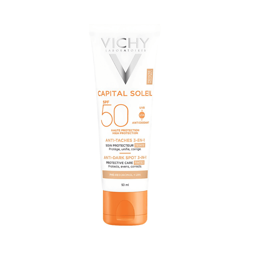 Kem Chống Nắng Nâng Tone 3 Trong 1 Giảm Thâm Nám Capital Soleil Tinted Anti-dark Spots